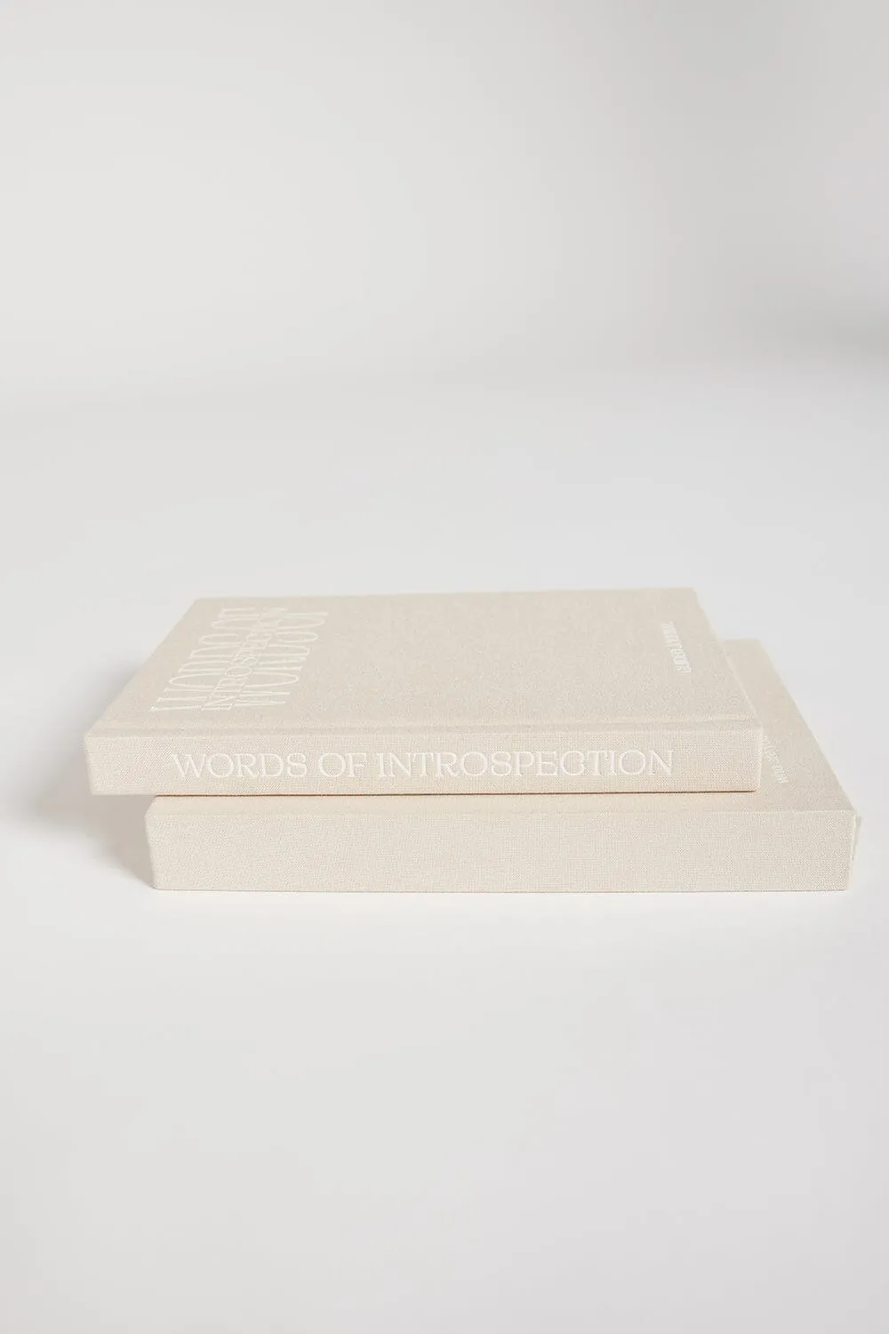 WORDS OF INTROSPECTION CREAM JOURNAL
