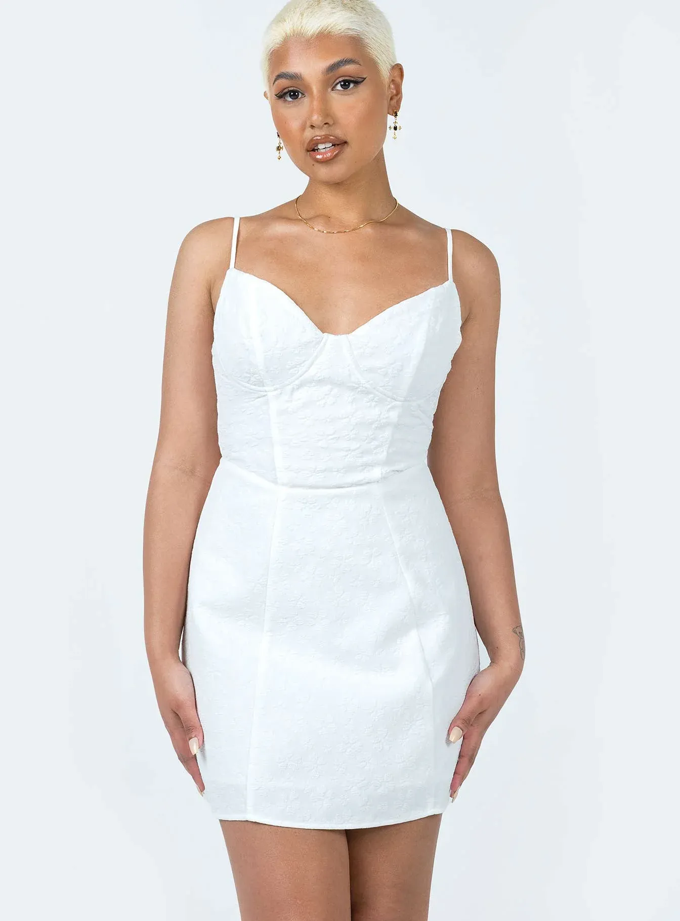 Zora Mini Dress White