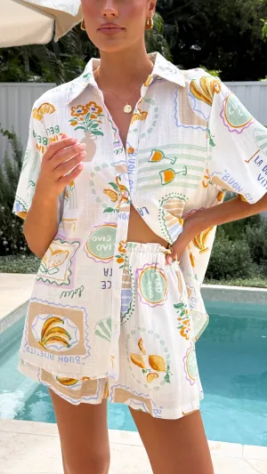 Zuri Button Up Shirt - Dolce Vita