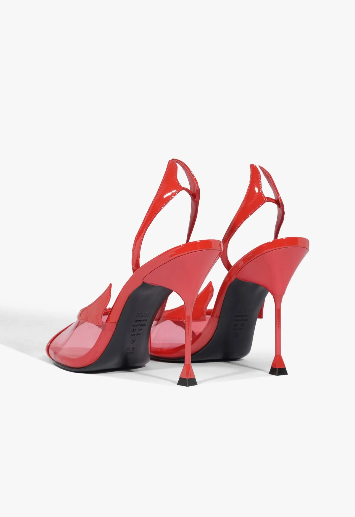 Zya Sling Patent Leather Sandal